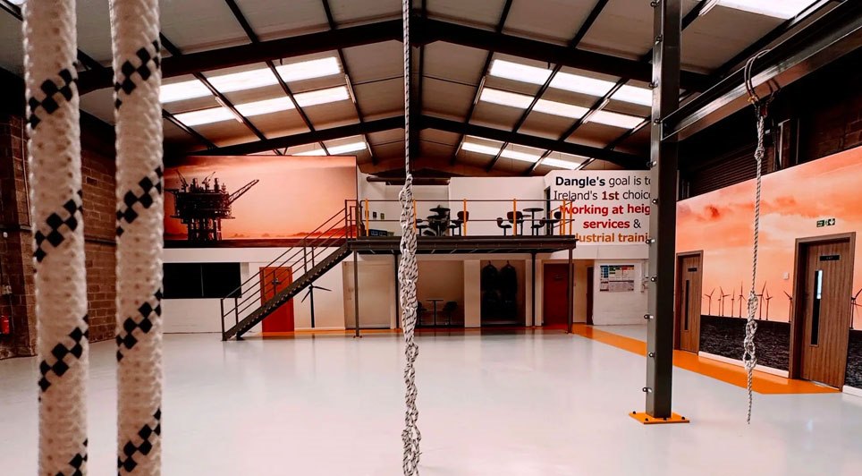 In-House Facility For Rope Access And Wind Turbine Training
